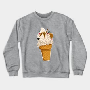 Polar Bear Ice Cream Crewneck Sweatshirt